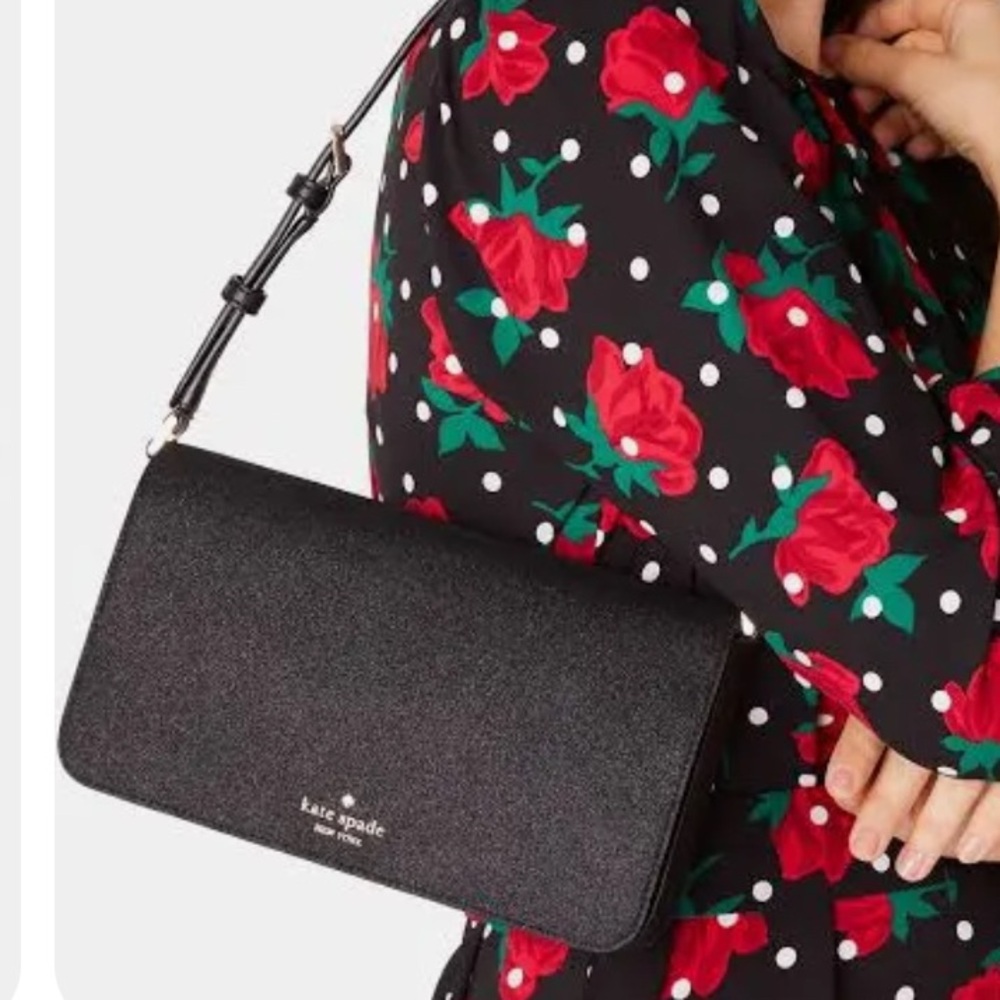 Kate Spade Black Sparkle Shoulder bag